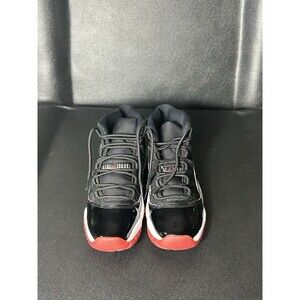Nike Air Jordan 11 Retro Playoffs Bred 2019 (GS) Size 4Y 378038-061 Black